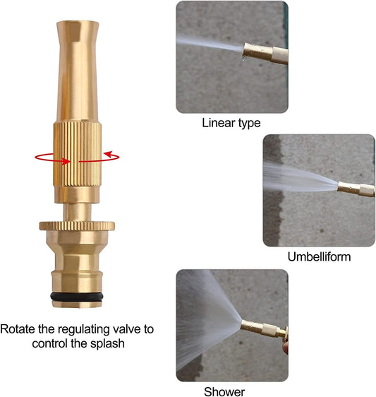 High Pressure Brass Hose Nozzle