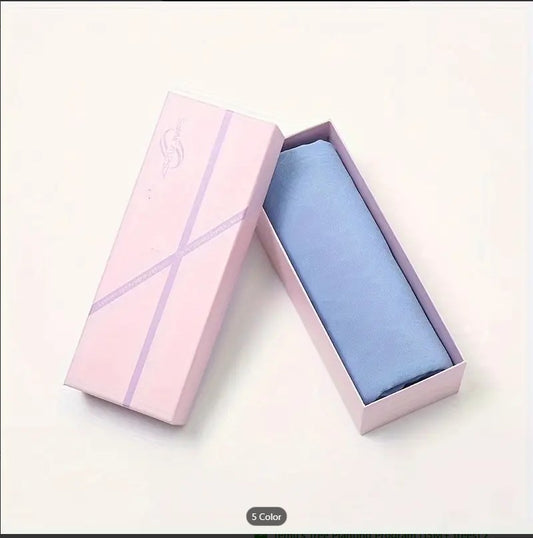 Denim Blue Hijab Luxury Chiffon Hijab for Women & Girls