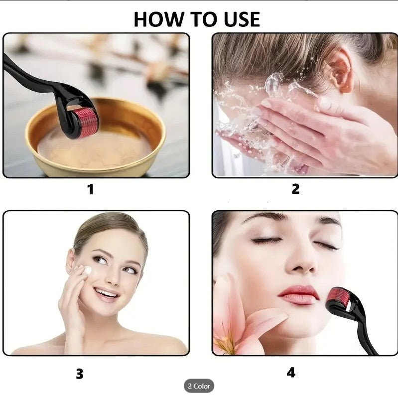 540 Needle Derma Roller | Fine Line & Wrinkle Reduction Tool