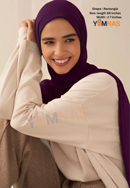 Hijab Set for Girls & Women – Premium Chiffon & Georgette Stoller Scarves | Lightweight, Breathable & Elegant Modest Fashion Hijabs for Daily & Party Wear