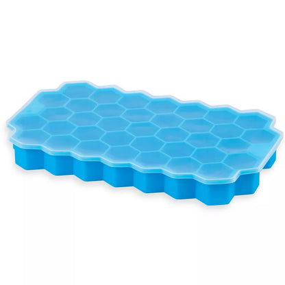 Silicon Ice Cube Tray – Flexible, Non-Stick, and Durable Ice Tray for Easy Ice Cube Removal, Ideal for Freezing Water, Juice, and More, BPA-Free and Dishwasher Safe