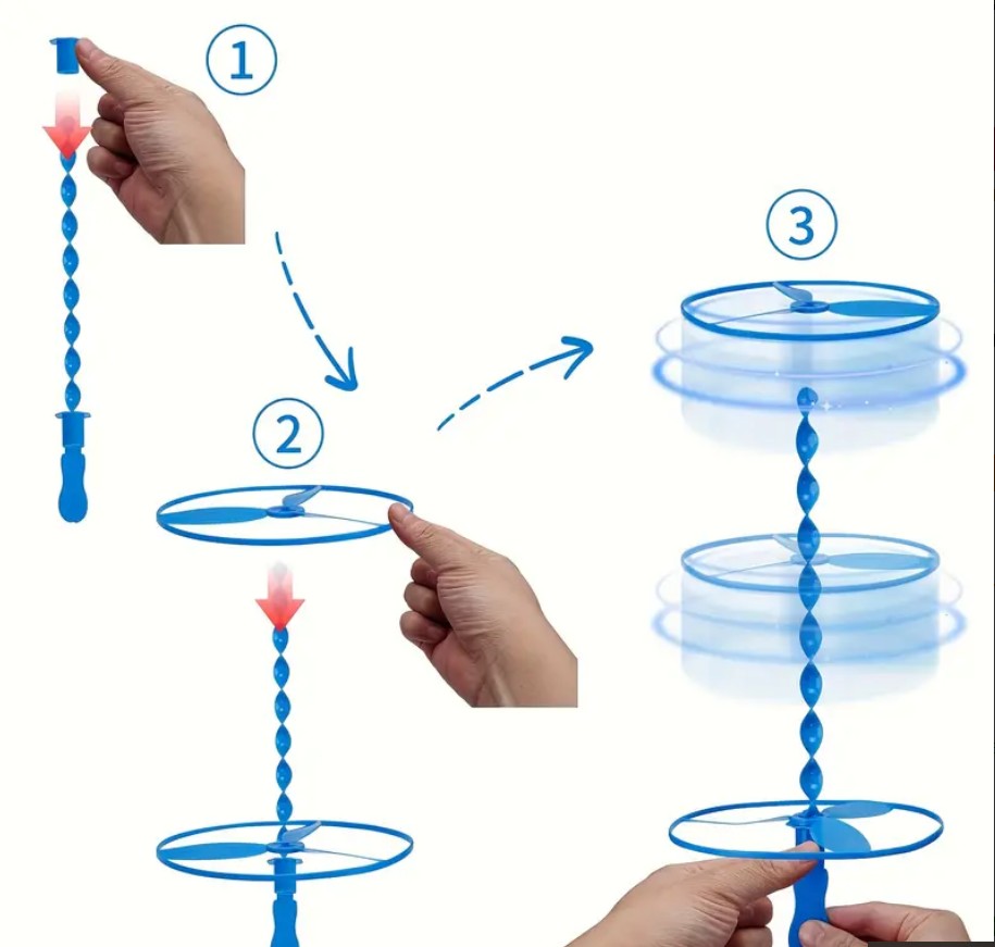 Flying Colorful Helicopter Toys