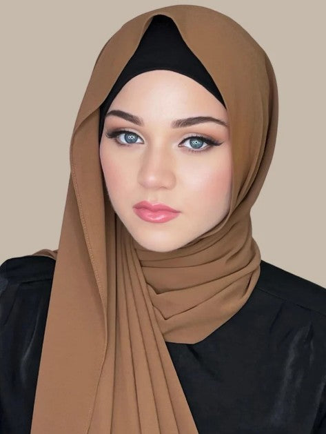 Hijab Set for Girls & Women – Premium Chiffon & Georgette Stoller Scarves | Lightweight, Breathable & Elegant Modest Fashion Hijabs for Daily & Party Wear