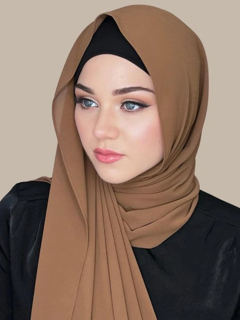 Hijab Set for Girls & Women – Premium Chiffon & Georgette Stoller Scarves | Lightweight, Breathable & Elegant Modest Fashion Hijabs for Daily & Party Wear