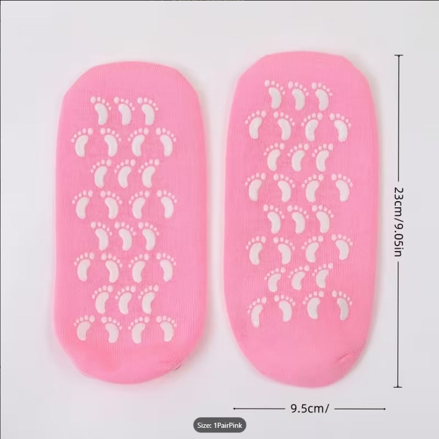 Moisturizing Spa Gel Socks for Dry Cracked Heels