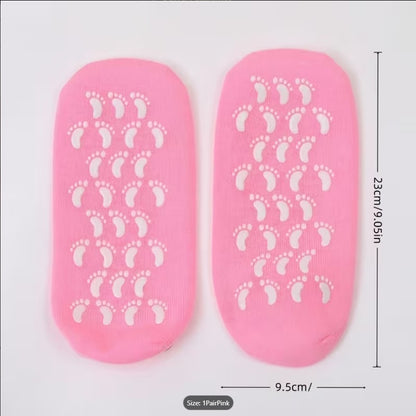 Moisturizing Spa Gel Socks for Dry Cracked Heels