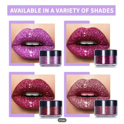 12 Vibrant Metallic Glitter  Shades Eyeshadow Palette |