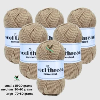 Premium Double Knit Wool Yarn - 4 Ply Soft Acrylic (80g) for Knitting & Crochet - Vista Brand
