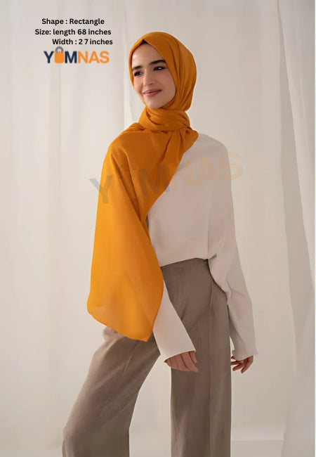 Hijab Set for Girls & Women – Premium Chiffon & Georgette Stoller Scarves | Lightweight, Breathable & Elegant Modest Fashion Hijabs for Daily & Party Wear