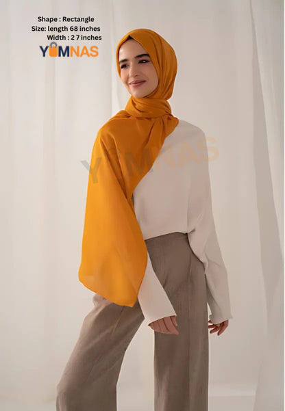 Hijab Set for Girls & Women – Premium Chiffon & Georgette Stoller Scarves | Lightweight, Breathable & Elegant Modest Fashion Hijabs for Daily & Party Wear