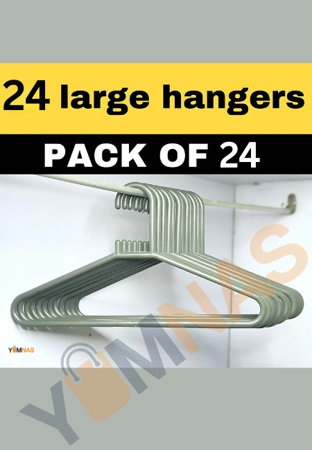 6 Pcs Plastic Clothes Hangers