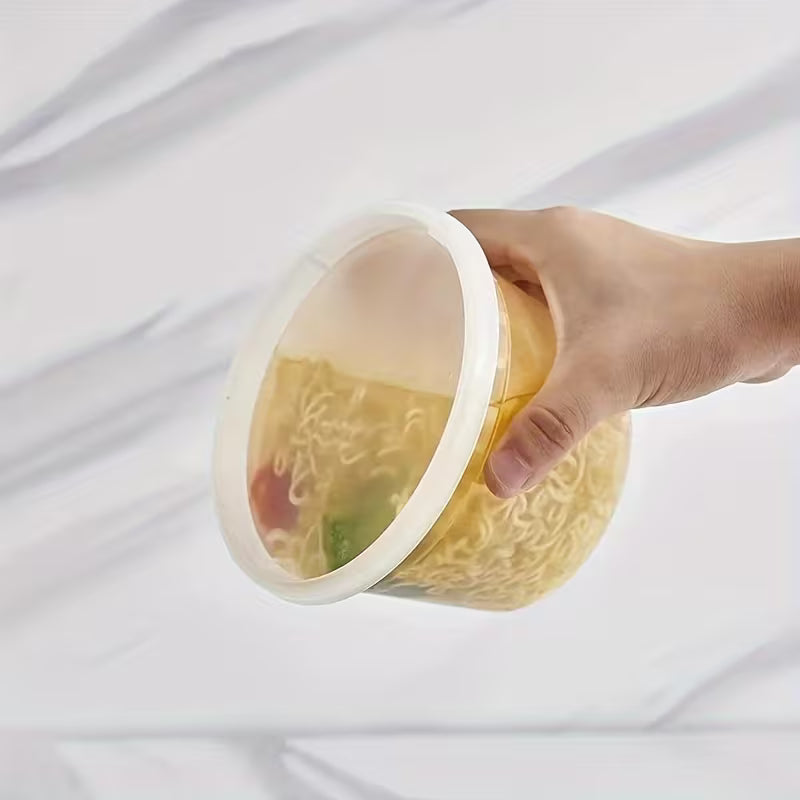 10pcs of 8oz/12oz/16oz Plastic Cooked Food Containers with Lids