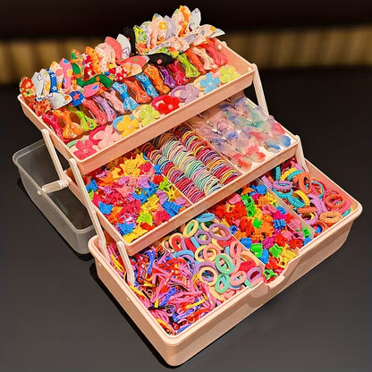 55pcs Multicolor Butterfly Hair Clips for -