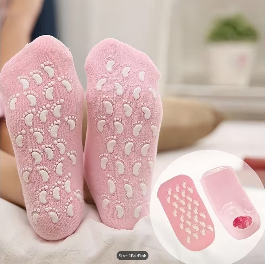 Moisturizing Spa Gel Socks for Dry Cracked Heels