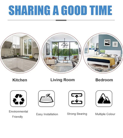 Multipurpose Wall Mounted Folding Table – Space-Saving Wooden Laptop & Office Desk for Home, Kitchen & Study