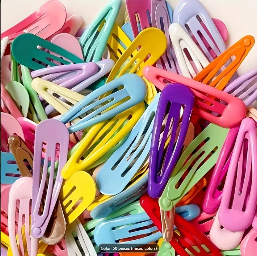 Y2K Candy Color Hair Clips – Multifunctional Retro Hair Accessories for Women & Girls