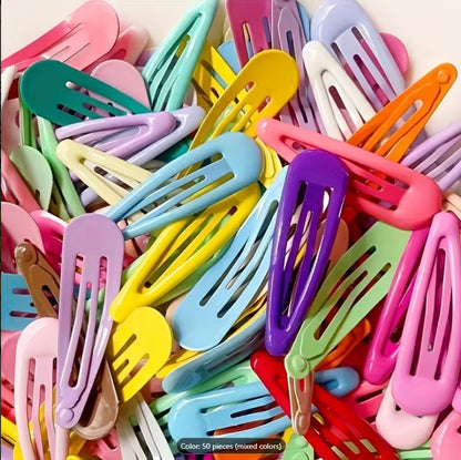 Y2K Candy Color Hair Clips – Multifunctional Retro Hair Accessories for Women & Girls