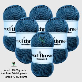 Premium Double Knit Wool Yarn - 4 Ply Soft Acrylic (80g) for Knitting & Crochet - Vista Brand
