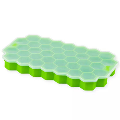Silicon Ice Cube Tray – Flexible, Non-Stick, and Durable Ice Tray for Easy Ice Cube Removal, Ideal for Freezing Water, Juice, and More, BPA-Free and Dishwasher Safe