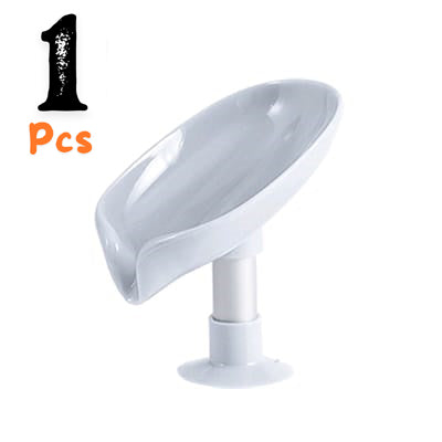 Newstyle Leaf Shape Soap Box Drain Soap Holder