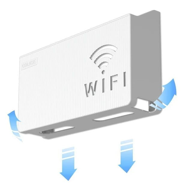 Wall Mounted WiFi Router Holder Box &ndash; Hidden Cable Organizer &amp; Decorative Shelf for Home &amp; Office Short Description: