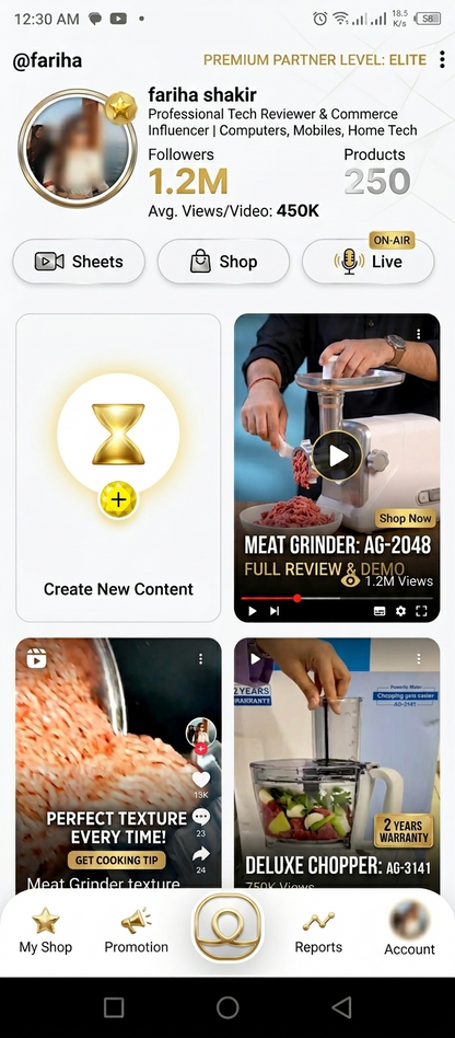 BuyPass influencer and e-commerce store