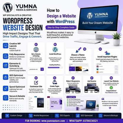 A+ Premium WordPress Website Design & Development Service | Built with Elementor & Gutenberg