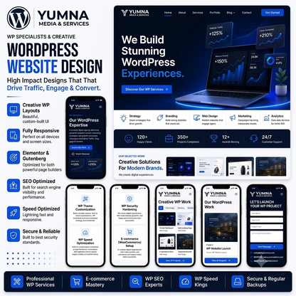 A+ Premium WordPress Website Design & Development Service | Built with Elementor & Gutenberg