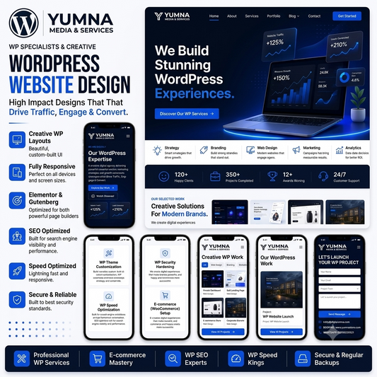 A+ Premium WordPress Website Design & Development Service | Built with Elementor & Gutenberg