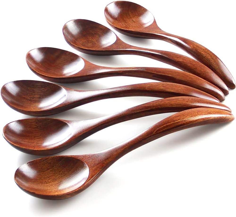 6 PCS Long Handle Multifunctional Plastic Spoons Set - Versatile Kitchen Tools