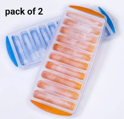 Pop up Ice tray Long Cylindeical Silicone Stick Shaped Mould Chocolate Jelly Ice Cubes Summer