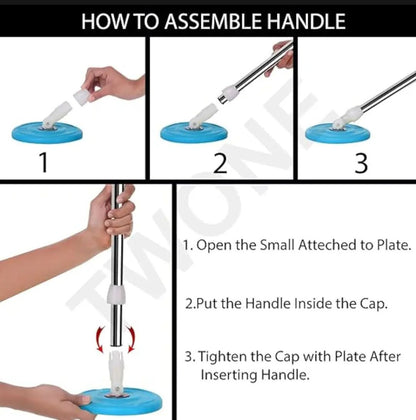 Spin Mop 360° Rotating Floor Mop