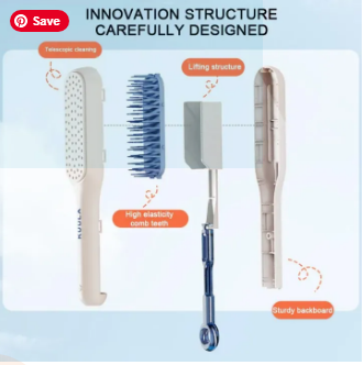 Telescopic Comb Magic Comb, Hair Scalp Cleaning Comb Home Anti-static Hair Comb Cleaning Hair Brush