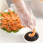 100pcs Multi-Purpose Disposable Gloves - Perfect for Cooking, Food Service & Hair Dyeing | Transparent PP Material | Ideal for Boat & Home & Restaurant Use