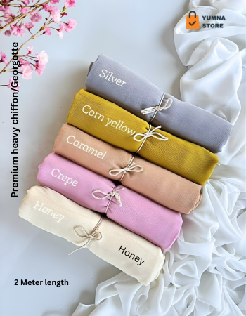 5 BUNDLE HIJAB Luxury Chiffon Hijab for Women & Girls