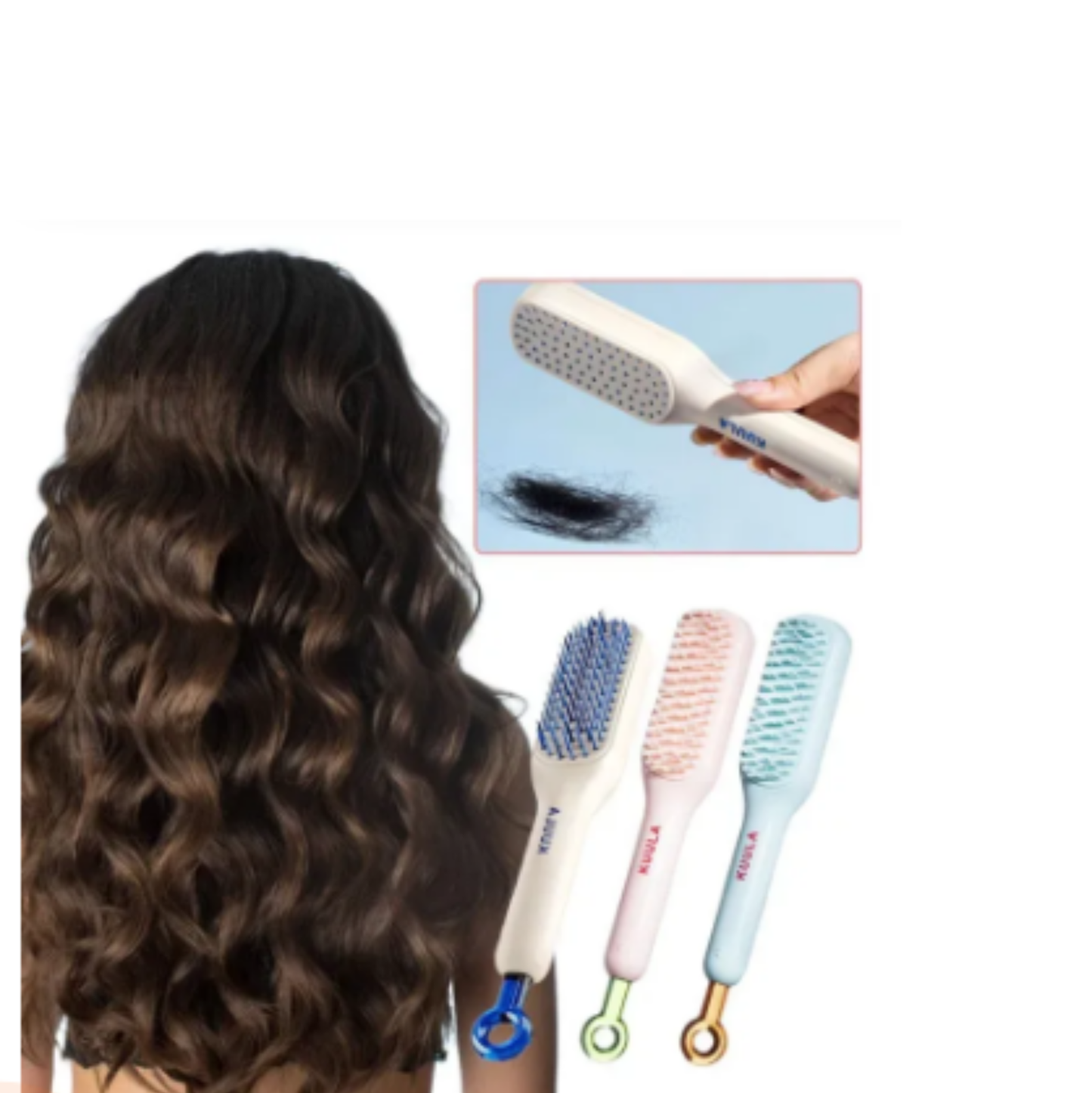Telescopic Comb Magic Comb, Hair Scalp Cleaning Comb Home Anti-static Hair Comb Cleaning Hair Brush
