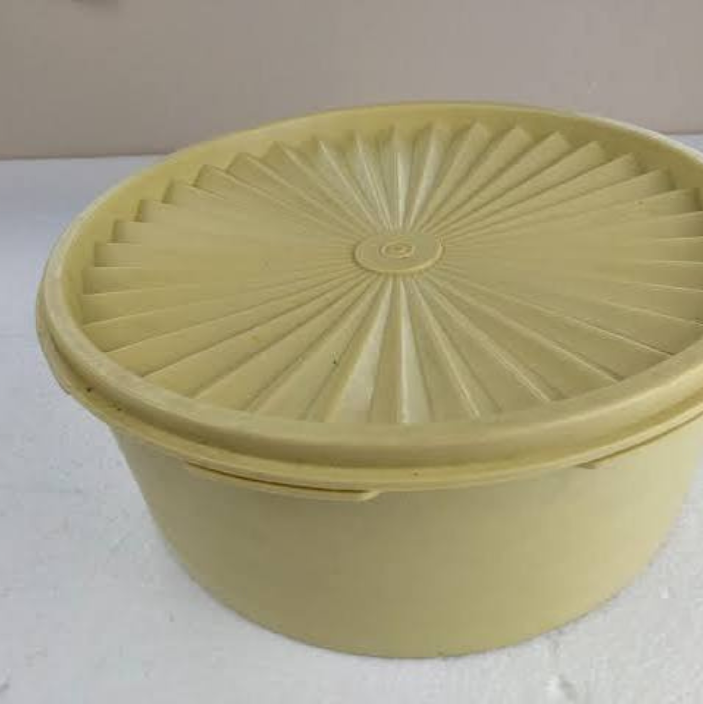 Classic Style Plastic Airtight Food Storage Bowls Set | Multi-Color Kitchen Organizer Containers with Sunburst Lids (Pack of 2)