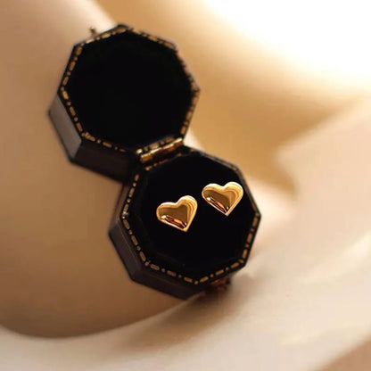 Heart Shape Studs minimal jewellery for Women & Girls