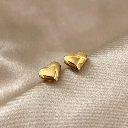 Heart Shape Studs minimal jewellery for Women & Girls
