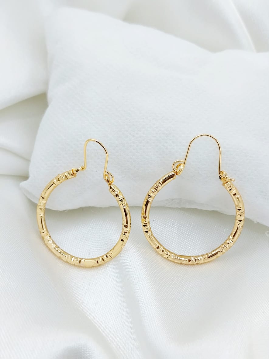 Bali Style Earing Gold Plated Jewelry for Women & Girls