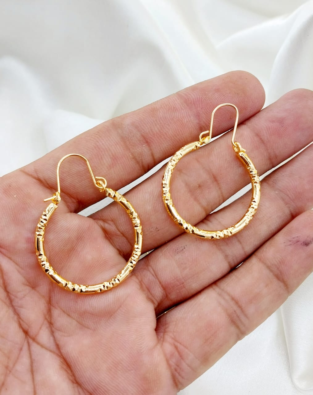 Bali Style Earing Gold Plated Jewelry for Women & Girls