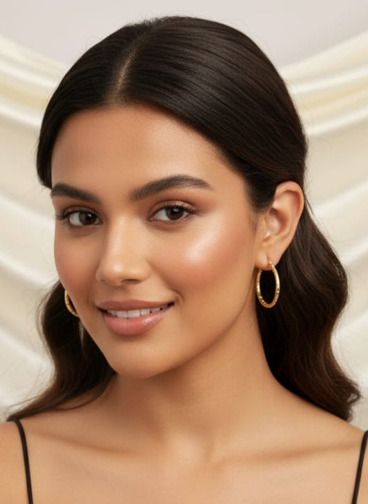 Bali Style Earing Gold Plated Jewelry for Women & Girls