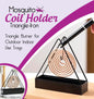 Modern Fireproof Ashtray Anti-Scald Mosquito Coil Holder with Tray