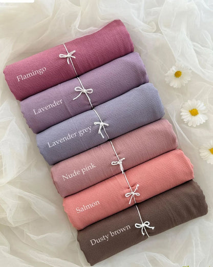 Hijab Set for Girls & Women – Premium Chiffon & Georgette Stoller Scarves | Lightweight, Breathable & Elegant Modest Fashion Hijabs for Daily & Party Wear