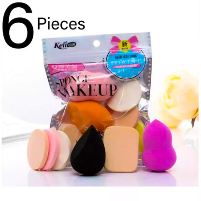 Pack of 6 Makeup Puff Sponges