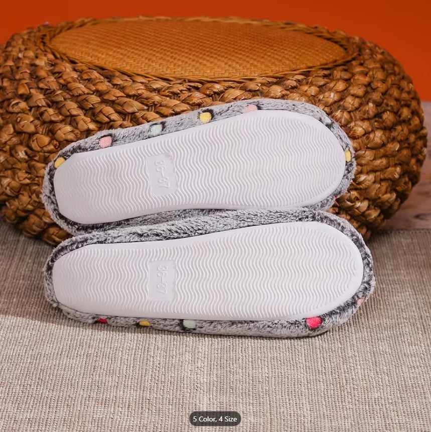 Cozy Women’s Slip-On Plush Shoes