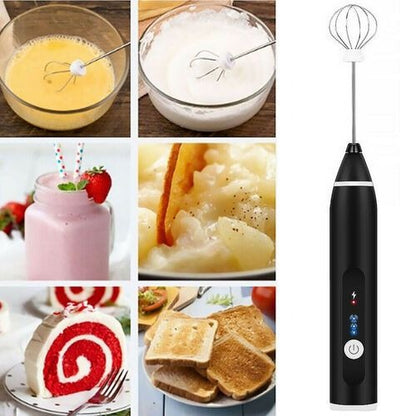 2-in-1 Electric Coffee Beater & Grinder
