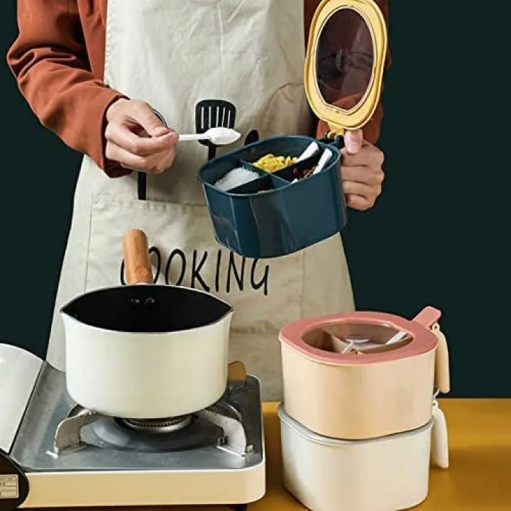 *4-in-1 Partition Kitchen Seasoning Box