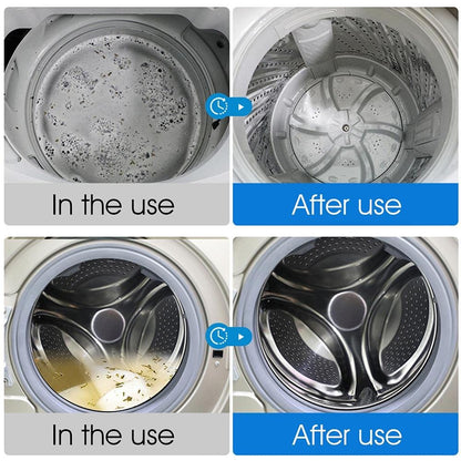 12pcs Washing Machine Cleaning Tablets – Odor & Bacteria Remover