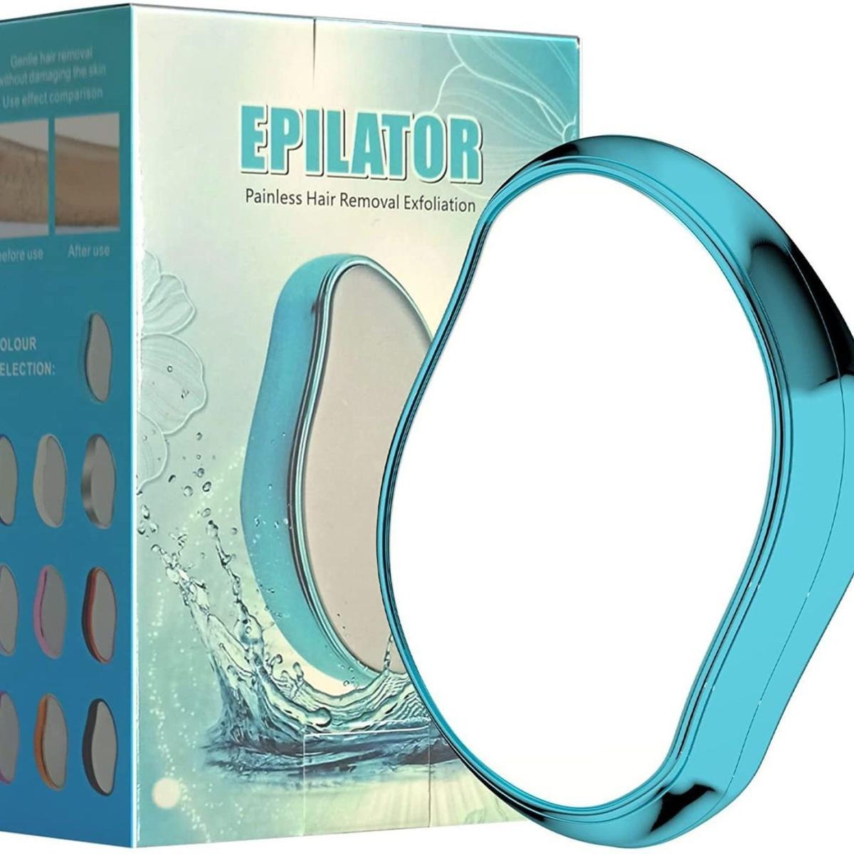 Tijarat online 1pc Crystal Hair Remover Eraser Bleame Depilatory Gum Depil Hop Stone Hair Removal Spatulas Body Magic Crystal Epilator Without Pain radom color